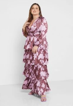 Floral Print Tiered Dress