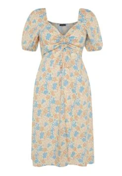 Sweetheart Neck Floral Dress