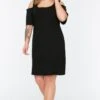Square Neck Cold Shoulder Dress -CARMAKOMA Clothing Sales 1 zoom desktop 127