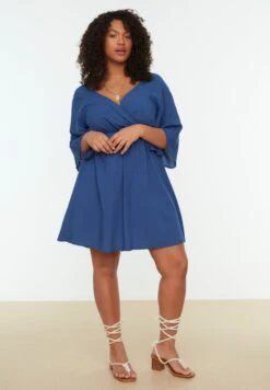 Double Breasted Knitted Dress