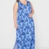 Avenue Side Split Printed Dress 2 Avenue Side Split Printed Dress -CARMAKOMA Clothing Sales 1 zoom desktop 139
