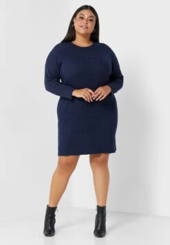 ONLY CARMAKOMA Ribbed Knitted Dress