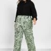 ONLY CARMAKOMA Printed Wide Leg Pants