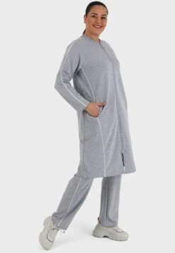 Zip Pocket Detail Tunic & Sweatpants Set