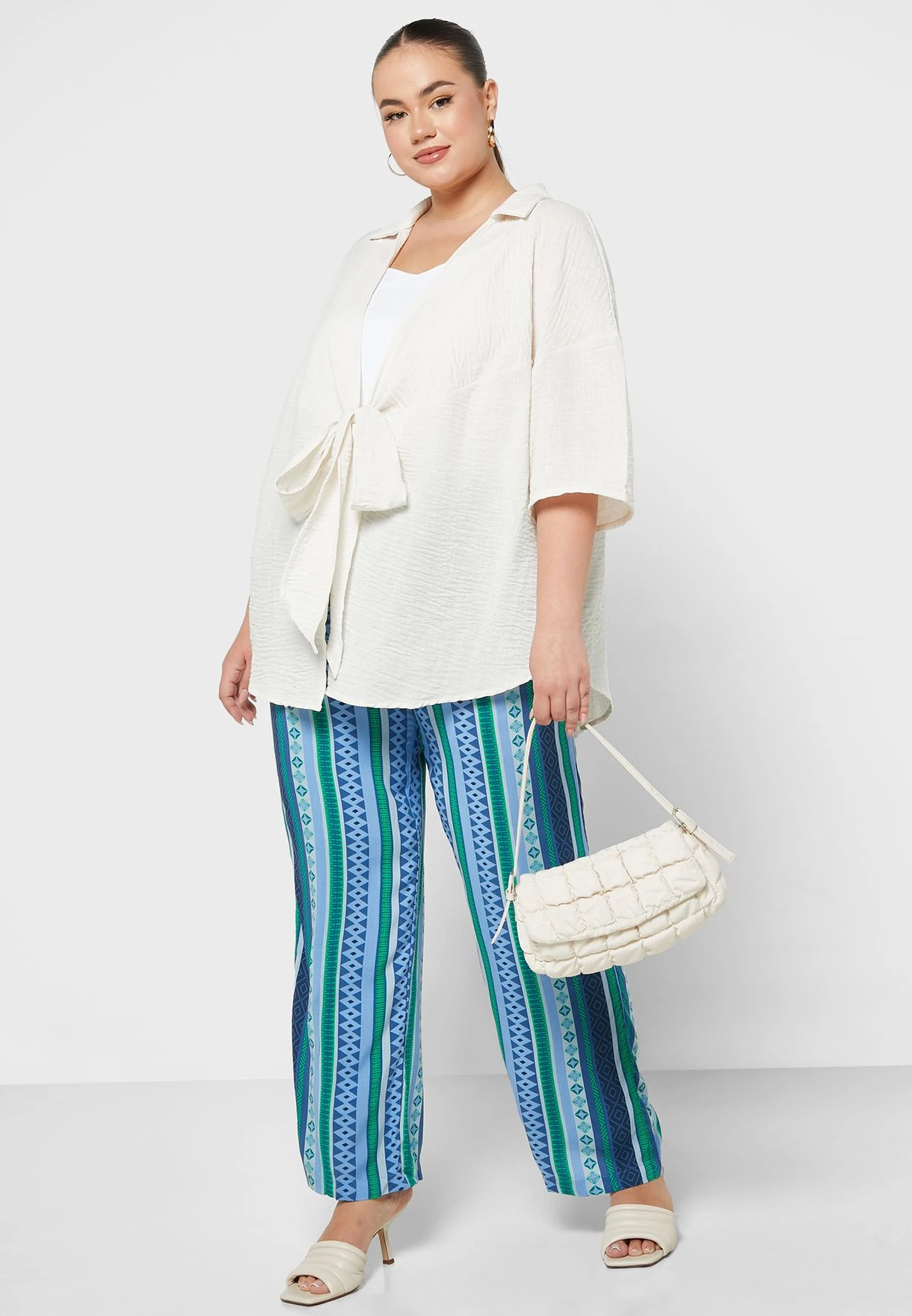 ONLY CARMAKOMA Wide Leg Printed Pants 3 ONLY CARMAKOMA Wide Leg Printed Pants