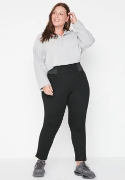 High Waist Knitted Pants