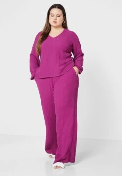 Vero Moda Curve High Waist Wide Leg Pants