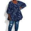 City Chic Printed Tunic 1 City Chic Printed Tunic -CARMAKOMA Clothing Sales 1 zoom desktop 265