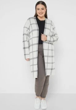 Vero Moda Curve Essential Checked Cardigan