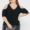 Cold Shoulder Top 2 Cold Shoulder Top -CARMAKOMA Clothing Sales 1 zoom desktop 284