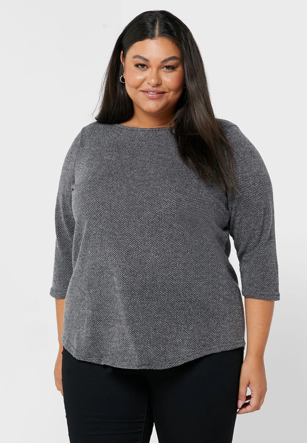 ONLY CARMAKOMA Round Neck Top 3 ONLY CARMAKOMA Round Neck Top