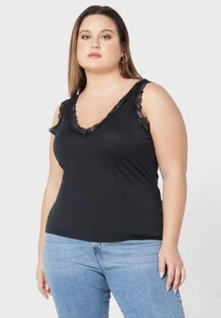 Vero Moda Curve Lace Detail Knitted Top