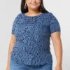 ONLY CARMAKOMA Striped Knitted Top 1 ONLY CARMAKOMA Striped Knitted Top -CARMAKOMA Clothing Sales 1 zoom desktop 342