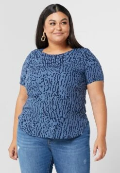 ONLY CARMAKOMA Striped Knitted Top