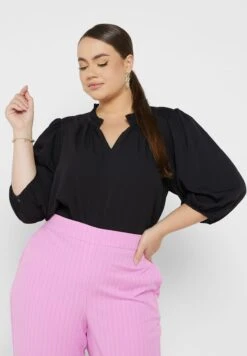 Vero Moda Curve V-Neck Balloon Sleeve Top