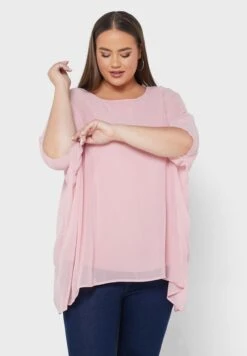 Cape Sleeve Lace Detail Top