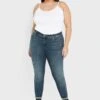 Vero Moda Curve High Waist Skinny Jeans -CARMAKOMA Clothing Sales 1 zoom desktop 367