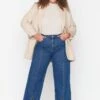 Wide Leg Slit Jeans 1 Wide Leg Slit Jeans -CARMAKOMA Clothing Sales 1 zoom desktop 377