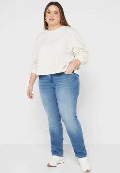 ONLY CARMAKOMA High Waist Straight Jeans