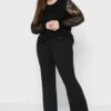 Vero Moda Curve High Waist Flared Jeans -CARMAKOMA Clothing Sales 1 zoom desktop 385