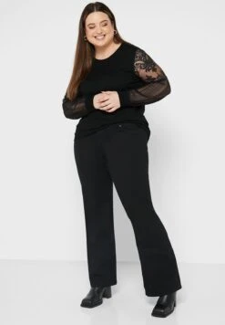 Vero Moda Curve High Waist Flared Jeans