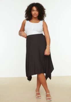 Asymmetric High Waist Skirt