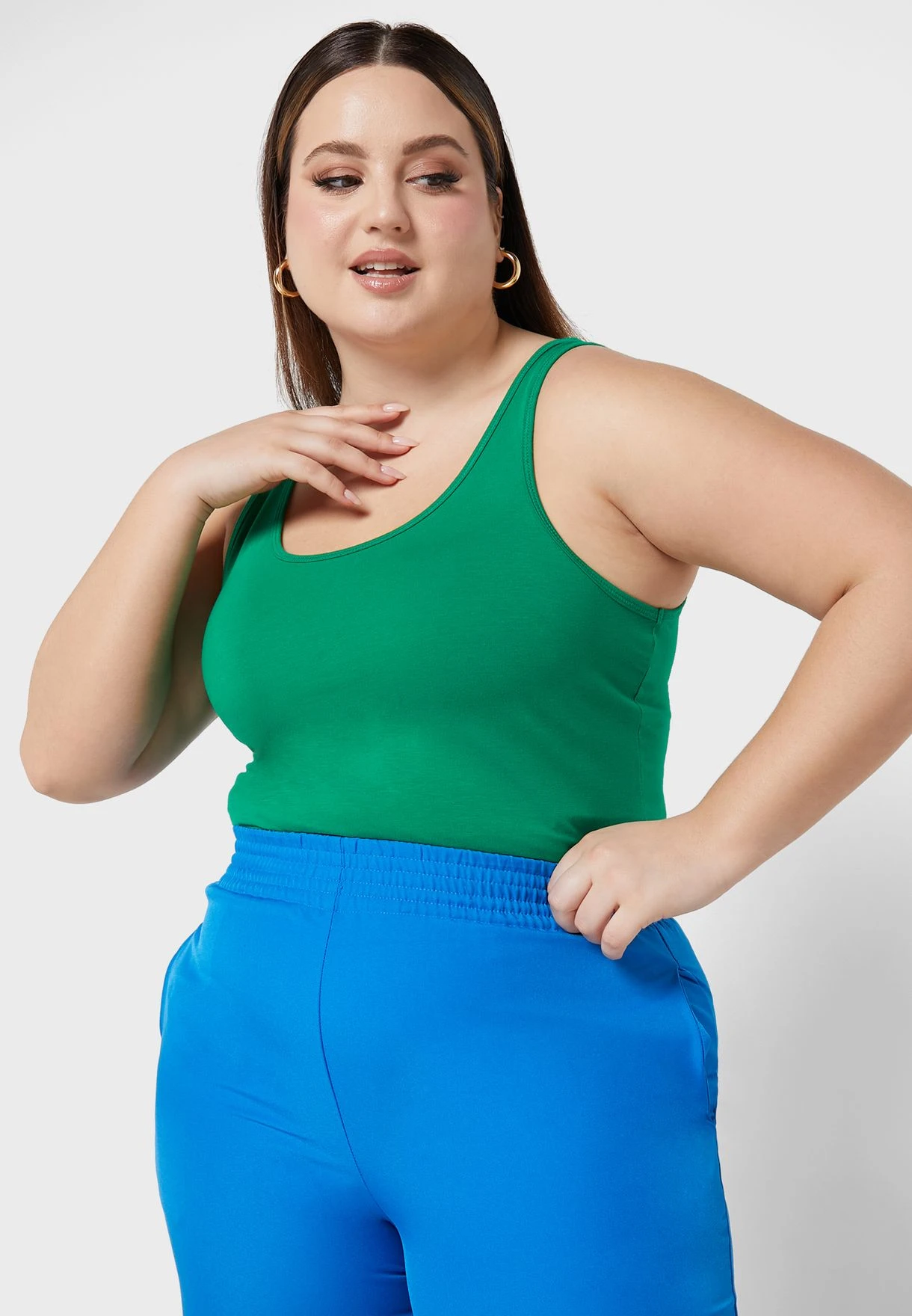 ONLY CARMAKOMA Scoop Neck Knitted Tank Top 3 ONLY CARMAKOMA Scoop Neck Knitted Tank Top