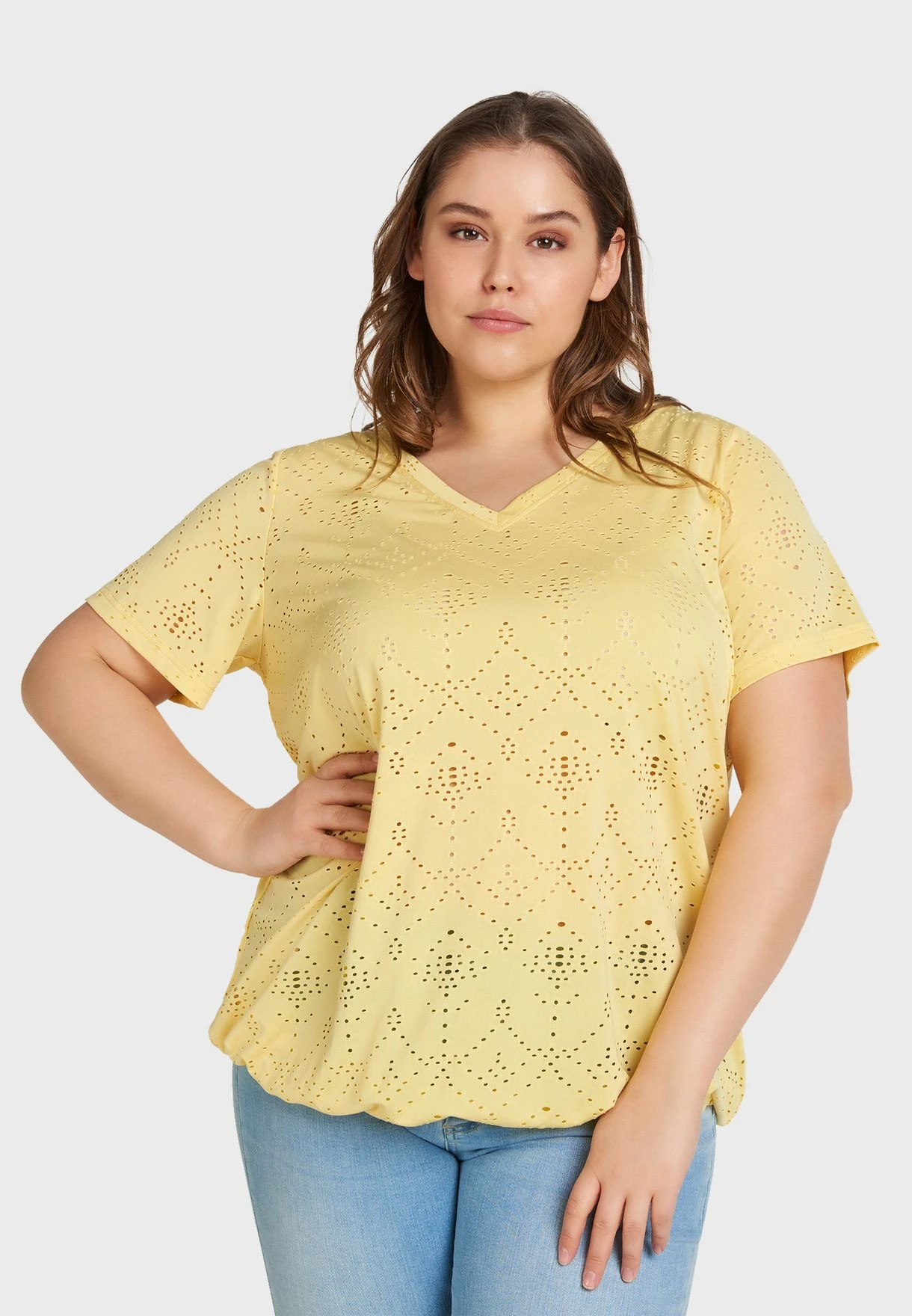 Zizzi Lace Detail T-Shirt 3 Zizzi Lace Detail T-Shirt