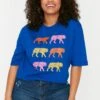 Oversized Printed T-Shirt -CARMAKOMA Clothing Sales 1 zoom desktop 65