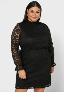 ONLY CARMAKOMA High Lace Detail Dress