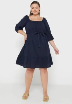 Vero Moda Curve Puff Sleeve Tie Detail Dress