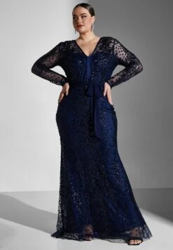 Sequin Tie Detail Dress