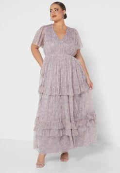 Ruffle Floral Printed Dress