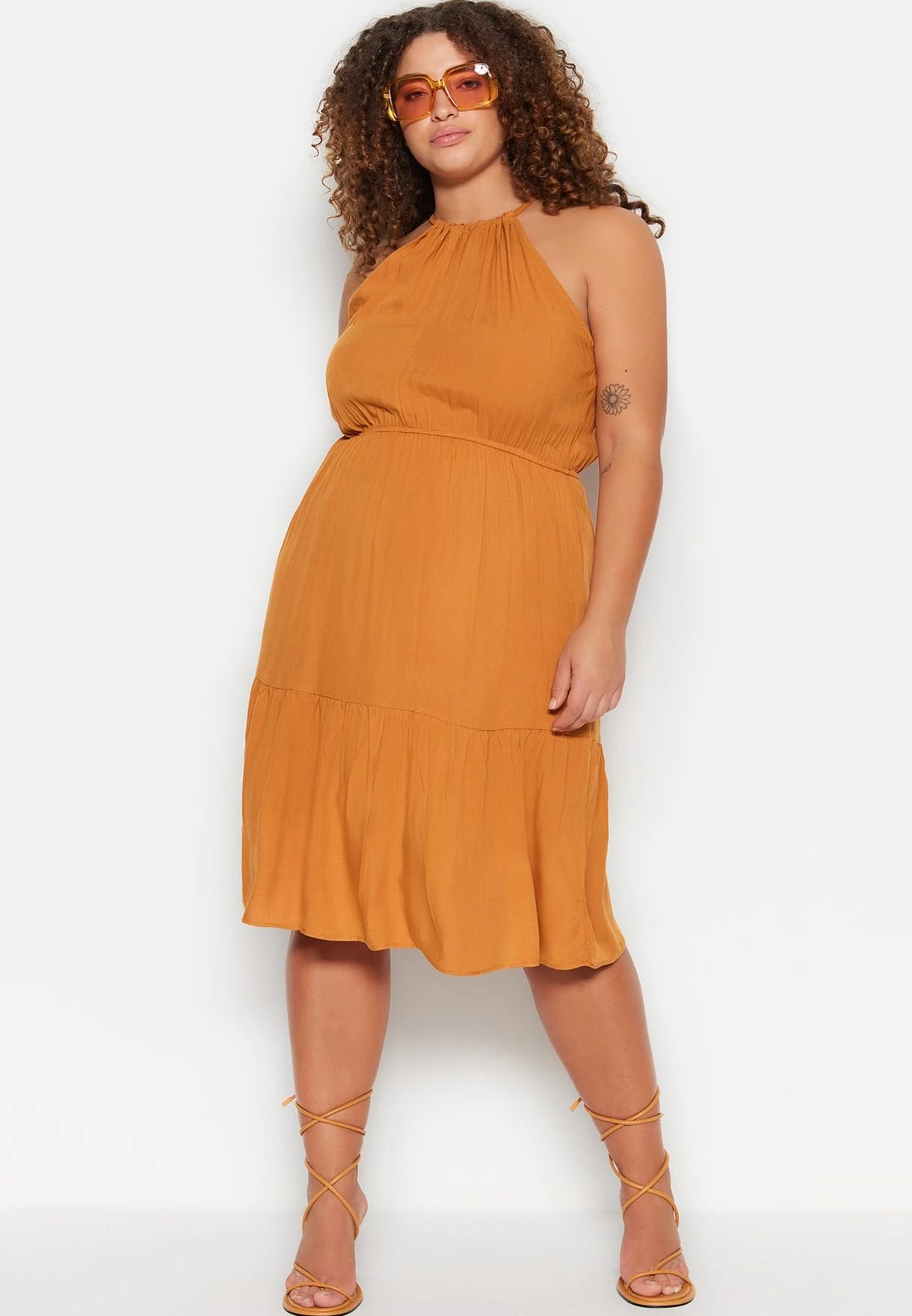 Halter Neck Knitted Dress 3 Halter Neck Knitted Dress