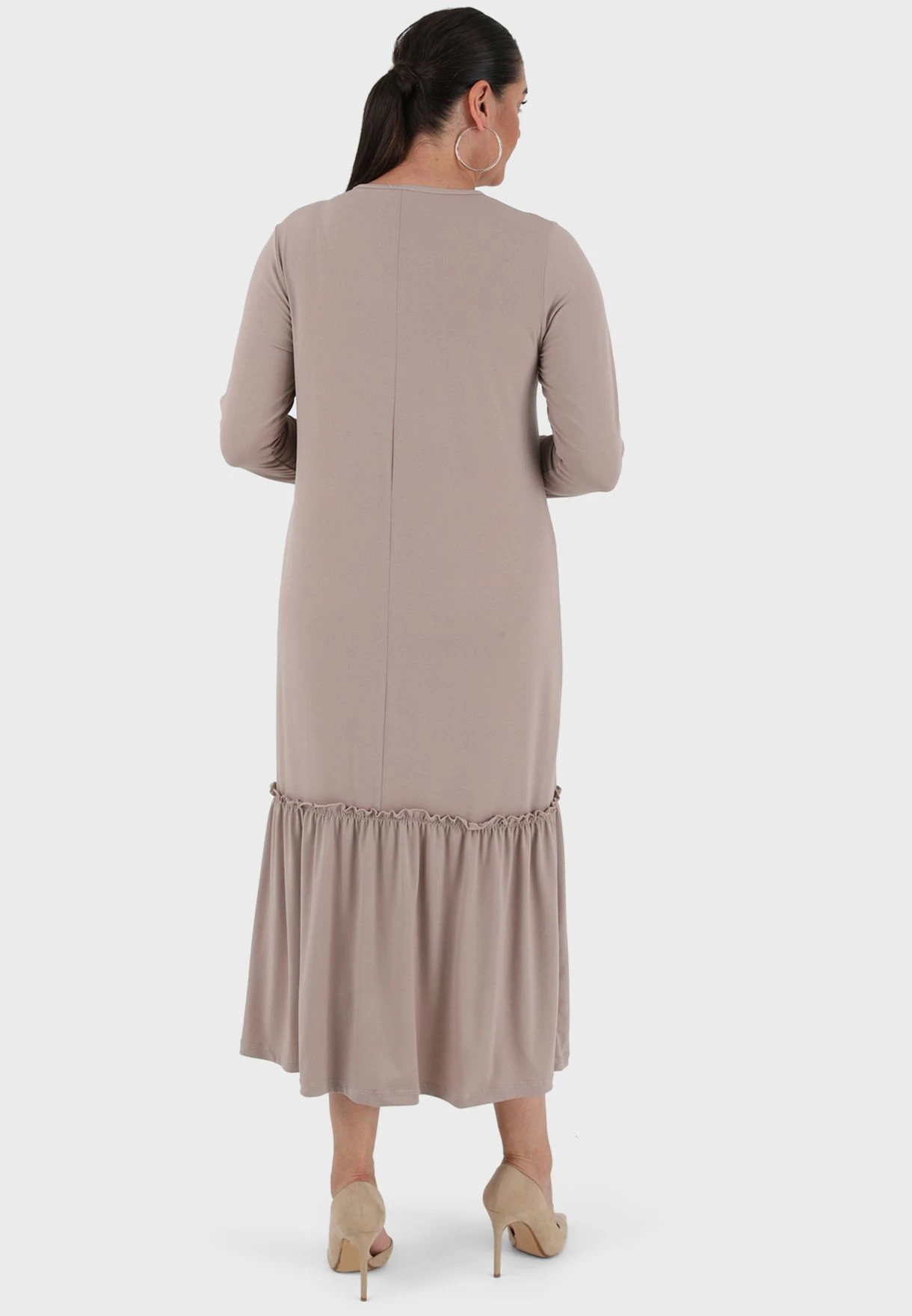 Ruffled Hem Dress 4 Ruffled Hem Dress - Image 2