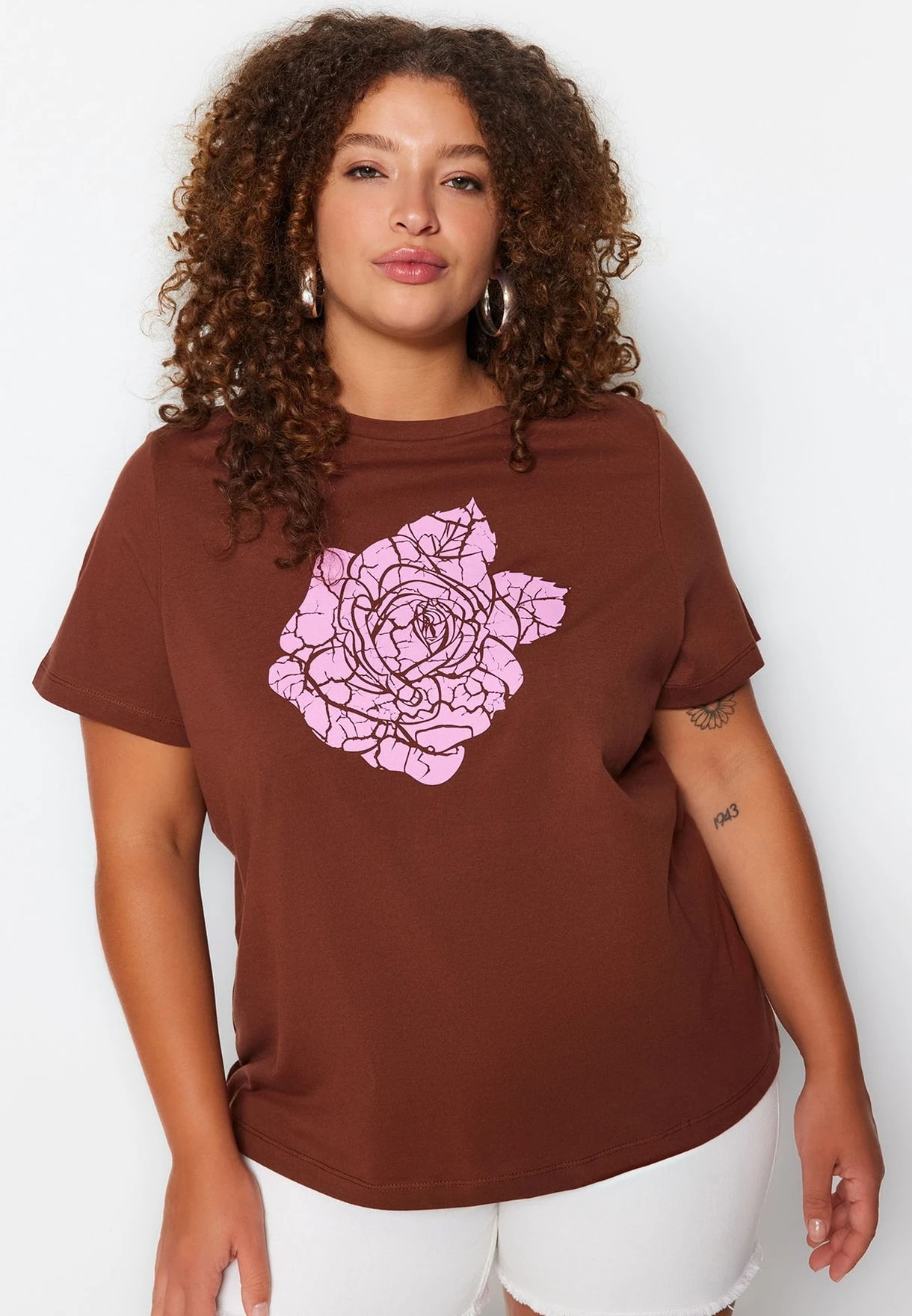 Crew Neck Printed T-Shirt 4 Crew Neck Printed T-Shirt - Image 2