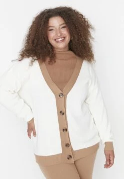 Button Detail Cardigan & Pants Set -CARMAKOMA Clothing Sales 2 zoom desktop 204