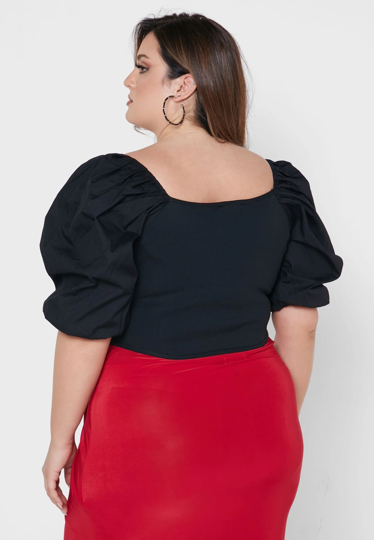 Puff Sleeve Knitted Top 4 Puff Sleeve Knitted Top - Image 2