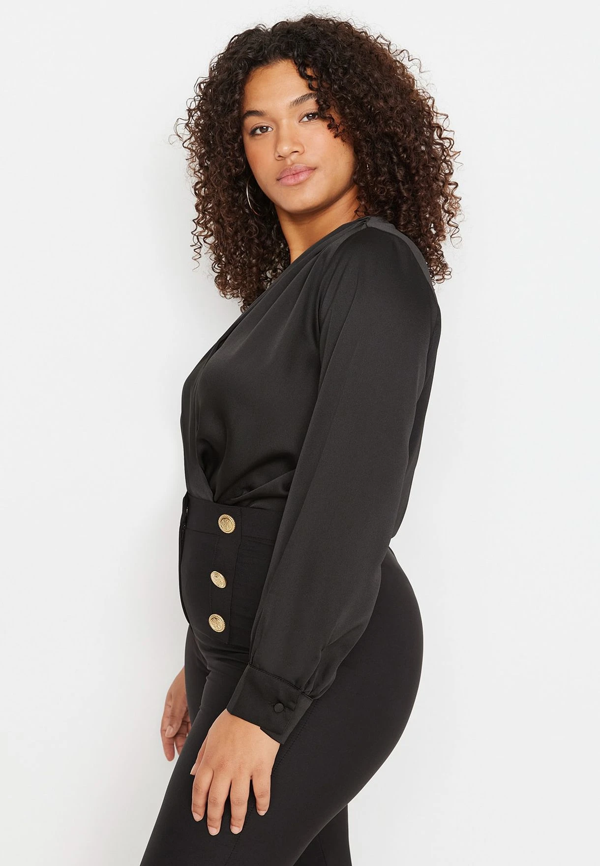 Balloon Sleeve Satin Body 4 Balloon Sleeve Satin Body - Image 2