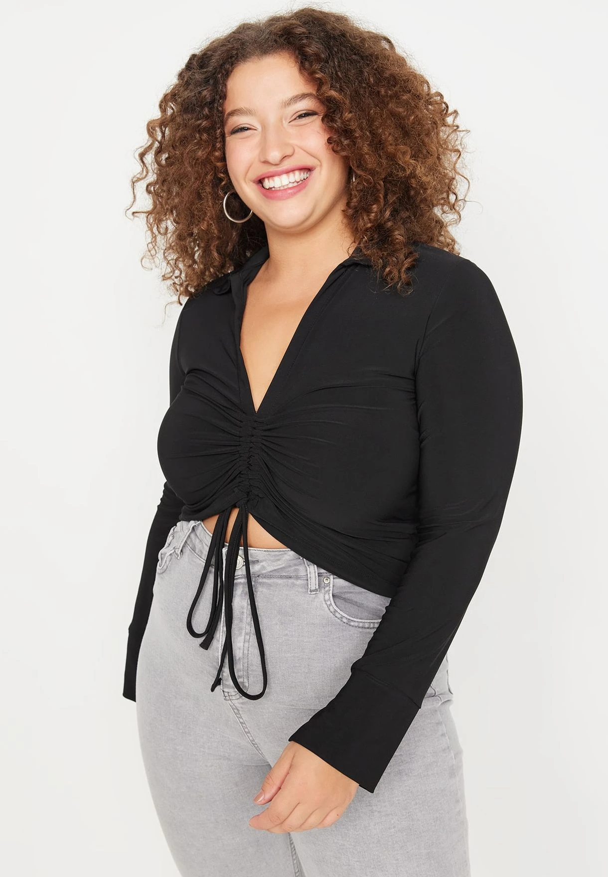 Tie Detail Knitted Top 4 Tie Detail Knitted Top - Image 2