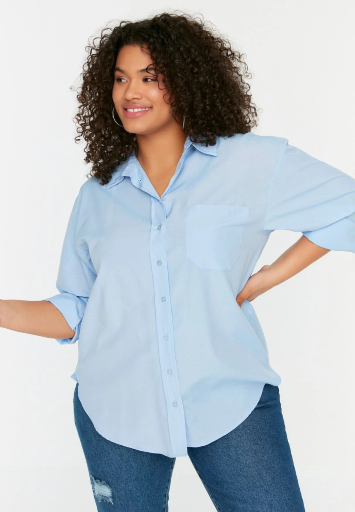 Oversized Button Down Shirt 4 Oversized Button Down Shirt - Image 2