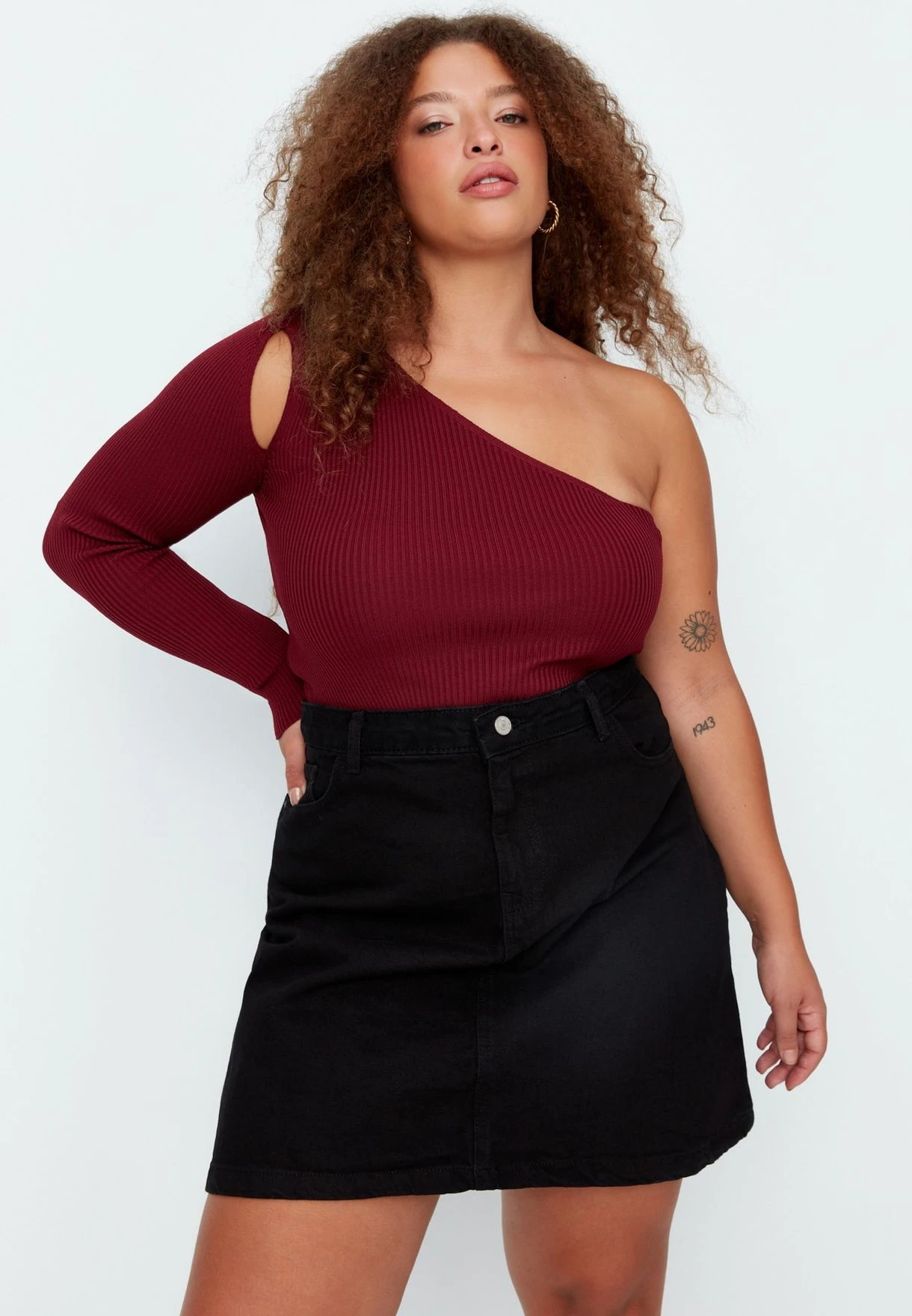 High Waist Denim Skirt 4 High Waist Denim Skirt - Image 2