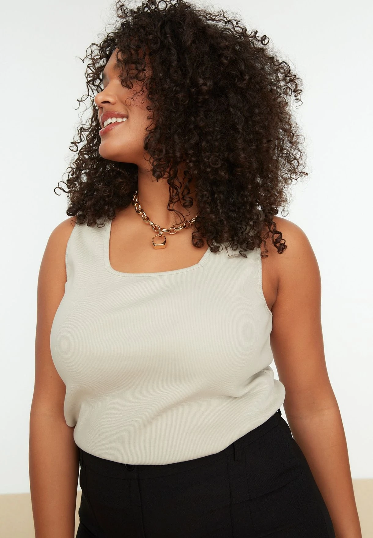 Square Neck Tank Top 4 Square Neck Tank Top - Image 2