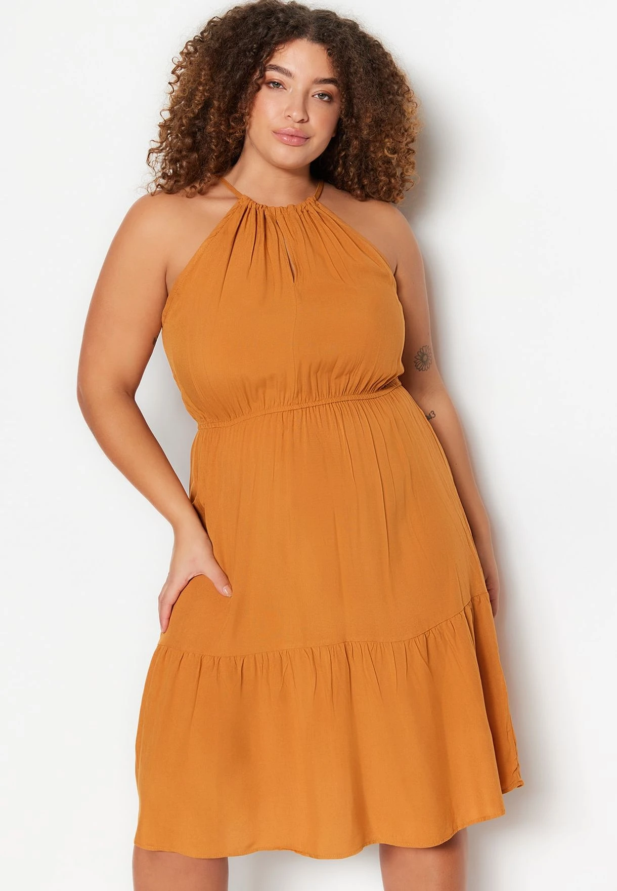 Halter Neck Knitted Dress 4 Halter Neck Knitted Dress - Image 2