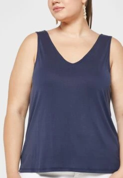Vero Moda Curve V-Neck Knitted Tank Top 8 Vero Moda Curve V-Neck Knitted Tank Top -CARMAKOMA Clothing Sales 3 zoom desktop 1