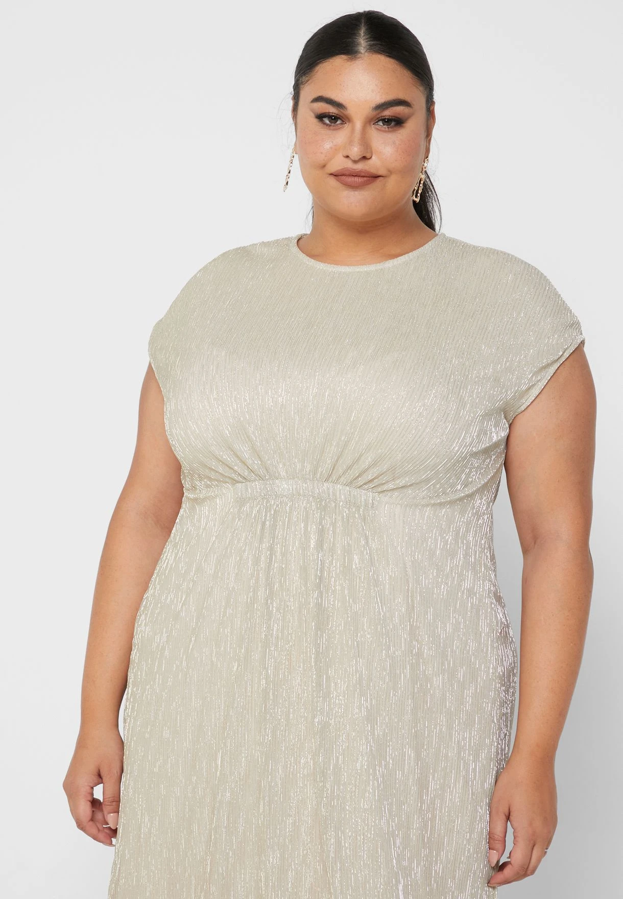 Vero Moda Curve Cap Sleeve Dress 5 Vero Moda Curve Cap Sleeve Dress - Image 3