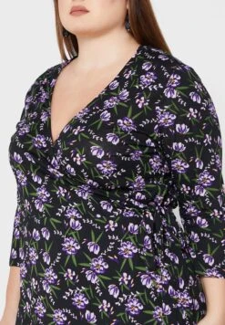 ONLY CARMAKOMA Floral Print Wrap Dress -CARMAKOMA Clothing Sales 3 zoom desktop 114