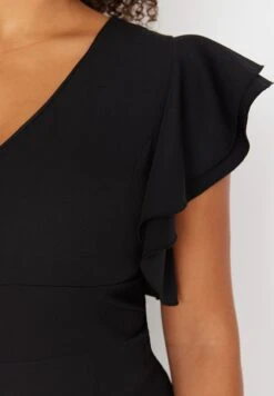 Ruffle Sleeve Slit Detail Dress -CARMAKOMA Clothing Sales 3 zoom desktop 124