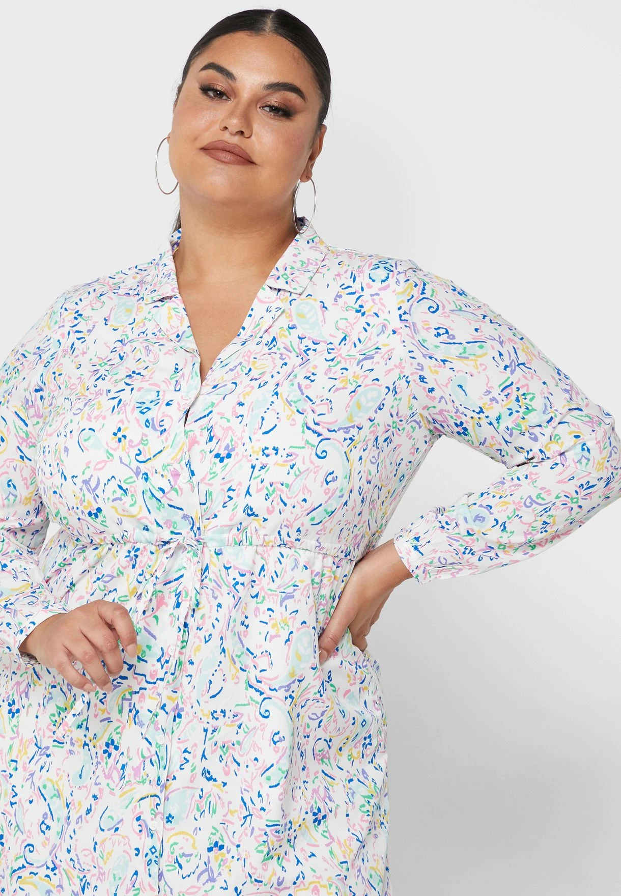 Vero Moda Curve Long Sleeves Dress 5 Vero Moda Curve Long Sleeves Dress - Image 3