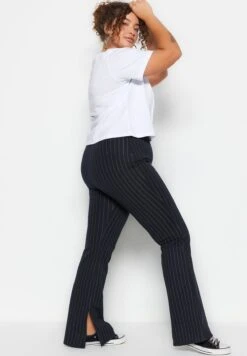 High Waist Striped Pants -CARMAKOMA Clothing Sales 3 zoom desktop 197